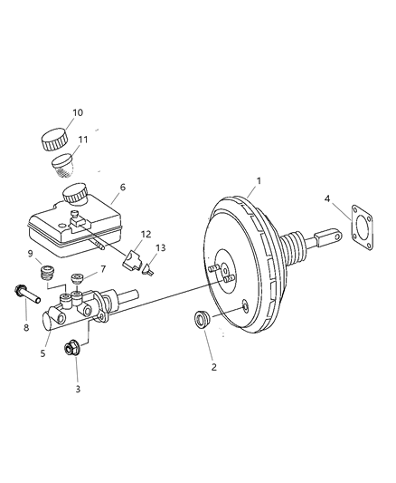 2008 Dodge Sprinter 2500  Gasket Diagram for 5133696AA