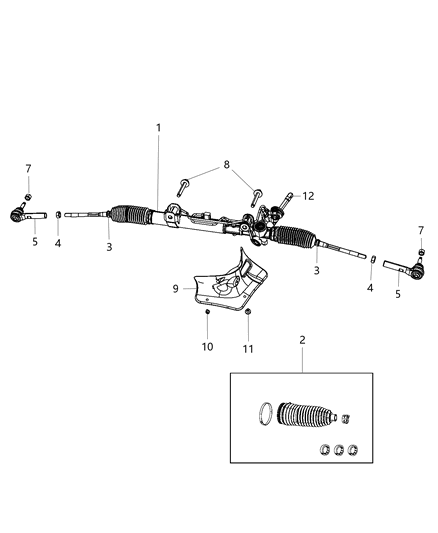 2017 Jeep Patriot  Shield-Heat Diagram for 4673697AD