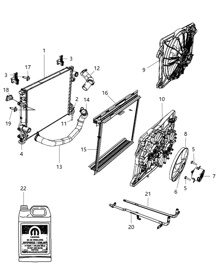 2010 Dodge Challenger  Bolt Diagram for 6509331AA