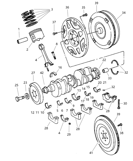1997 Dodge Ram 1500  Converter-Torque Diagram for R4736595
