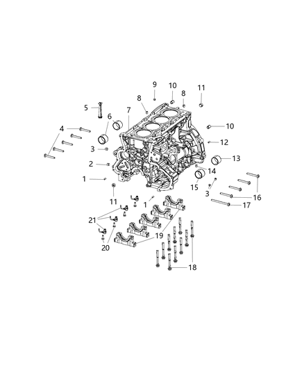 2020 Jeep Wrangler  Filter-Continuous Variable Valve T Diagram for 4893947AA