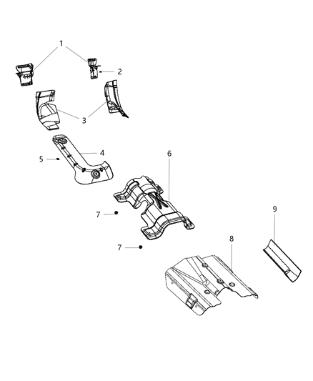 2019 Dodge Challenger  Stud-Weld Diagram for 6512481AA