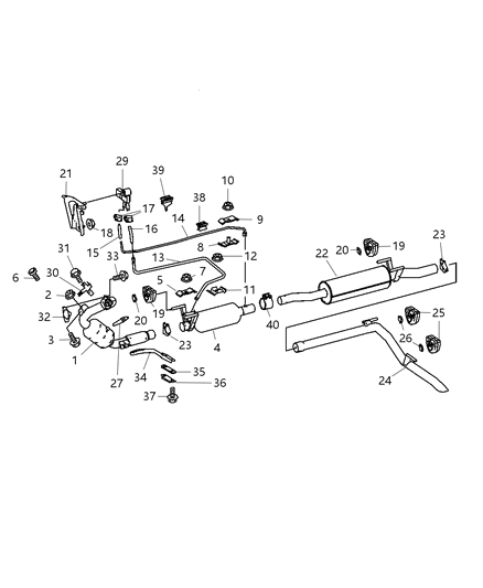 2009 Dodge Sprinter 3500 Oxygen Sensor Diagram for 5135667AA