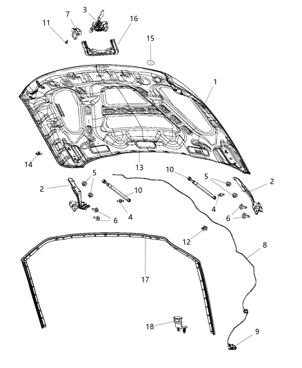 2020 Ram 3500  Gas Prop Diagram for 68360823AB