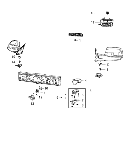 2020 Ram 2500  Nut-Hexagon Diagram for 6507874AA