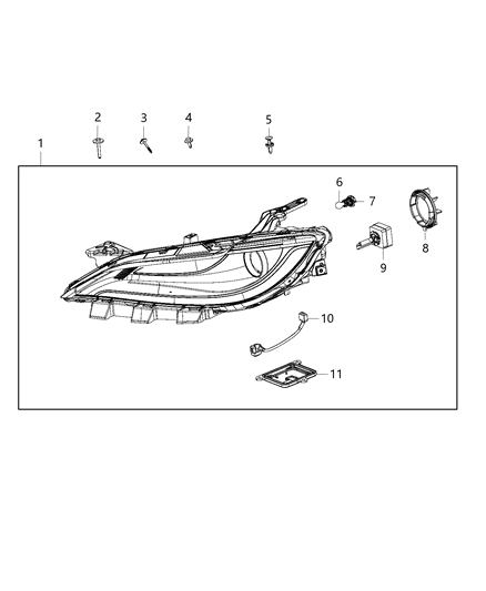 2016 Chrysler 200  Wiring-Jumper Diagram for 68250551AA