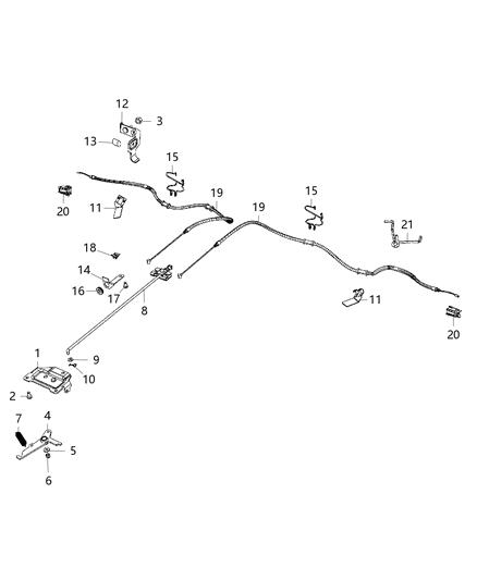 2020 Ram ProMaster 3500  Washer-Flat Diagram for 6106581AA