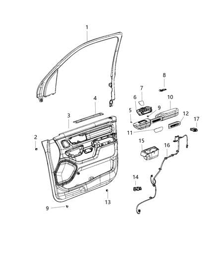 2019 Ram 1500  Wiring-Jumper Diagram for 68340400AC