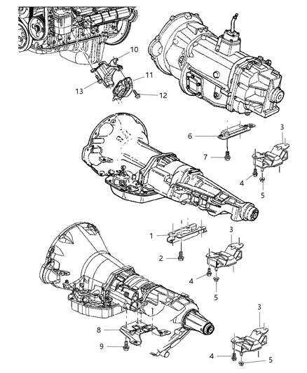 2004 Dodge Ram 3500  Screw-HEXAGON FLANGE Head Diagram for 6507250AA