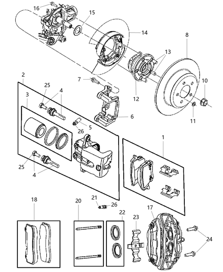 2007 Chrysler 300  Stud Hub Diagram for 6507915AA