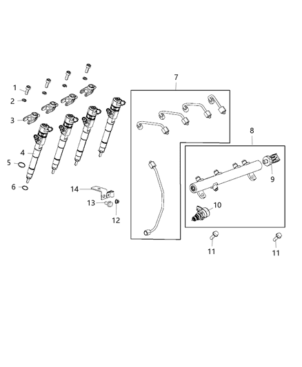 2017 Ram ProMaster 2500 Sensor-Fuel Pressure Diagram for 68226918AA