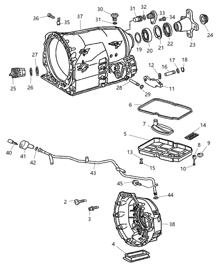 2002 Dodge Sprinter 3500  Plug-Transmission Diagram for 52108322AA