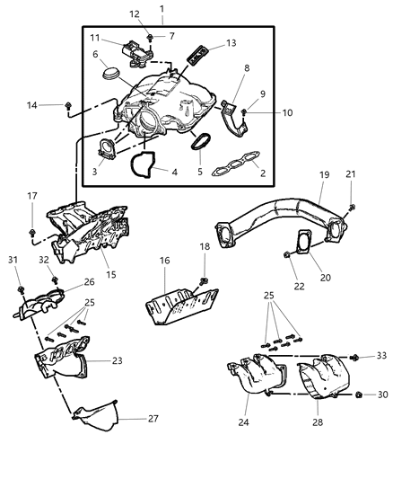 2002 Chrysler Town & Country  Screw-HEXAGON FLANGE Head Diagram for 6506843AA