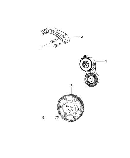 2016 Jeep Renegade  Bolt-HEXAGON FLANGE Head Diagram for 6106265AA