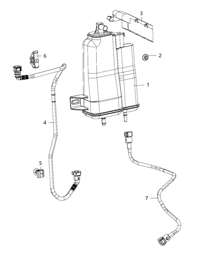 2020 Jeep Renegade  Clip Diagram for 68163493AA