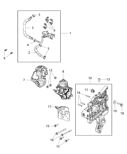 2015 Jeep Cherokee  Tube-Fuel Diagram for 68286208AA