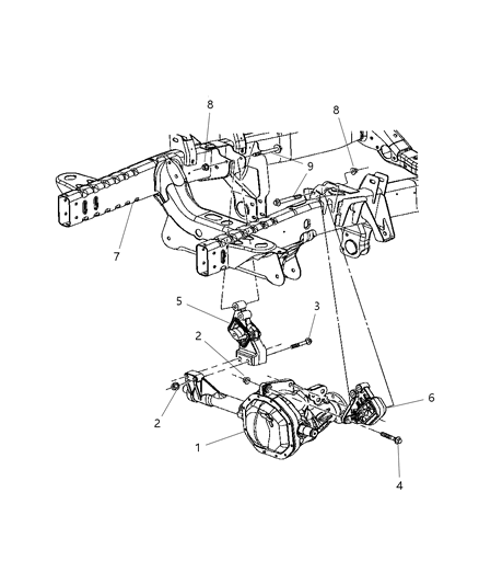 2006 Dodge Ram 1500  Screw Diagram for 6508250AA
