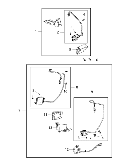 2016 Jeep Grand Cherokee  Harness-Jumper Diagram for 68250499AA