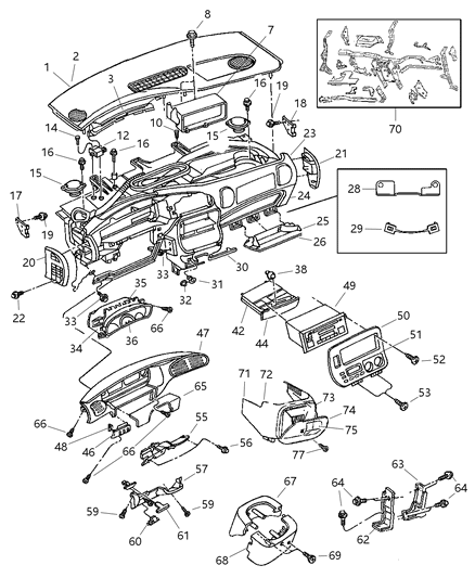 2000 Dodge Grand Caravan  Screw-HEXAGON Head Diagram for 6101758