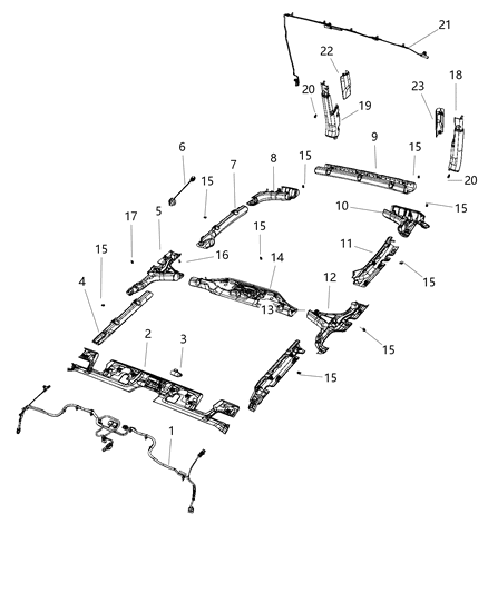 2018 Jeep Wrangler  Wiring-Jumper Diagram for 68357498AC