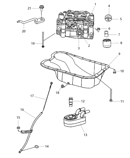 2007 Jeep Compass  Screw-HEXAGON FLANGE Head Diagram for 6509140AA