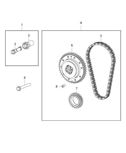 2014 Dodge Viper  Connector Diagram for 5038303AA