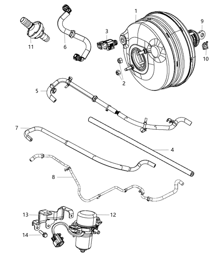 2014 Chrysler 300  Pump-Air Diagram for 4581581AA