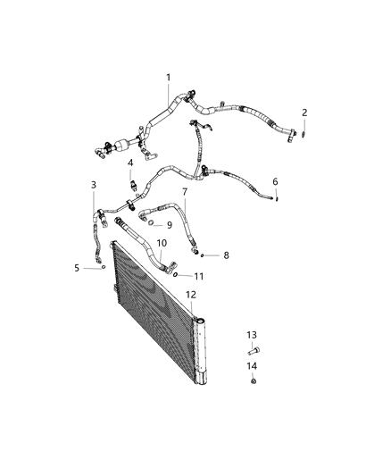 2015 Ram ProMaster City  Nut Diagram for 6106023AA