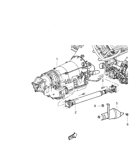 2019 Dodge Charger  Drive Shaft Diagram for 68200149AD