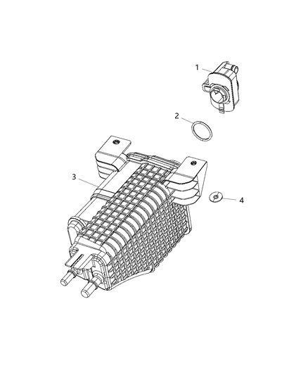 2020 Jeep Gladiator  Vapor Diagram for 68350418AA