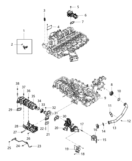 2011 Ram 2500  Nut Diagram for 4429825