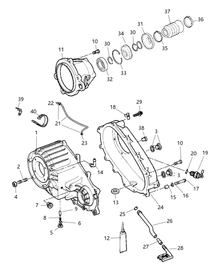 2004 Jeep Liberty Ring Diagram for 5072306AB