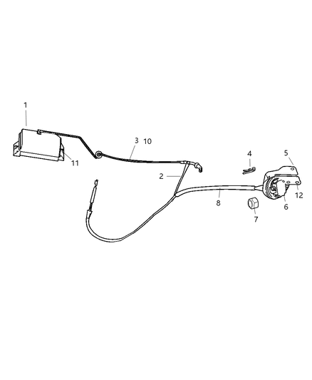 2006 Dodge Ram 1500  Clip Diagram for 6506545AA