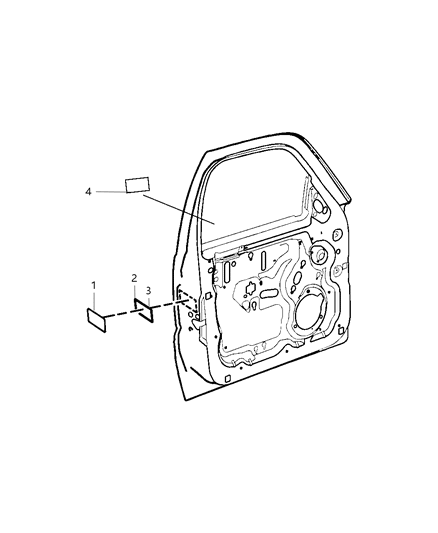 2012 Jeep Wrangler  Label-Alarm Diagram for 4575731AB