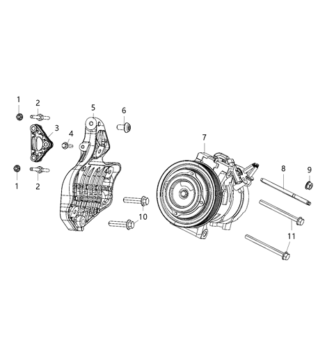 2020 Ram 1500  Bolt Diagram for 68229730AA