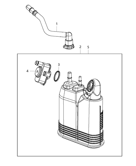 2021 Dodge Durango  CANISTER-Vapor Diagram for 68322223AD