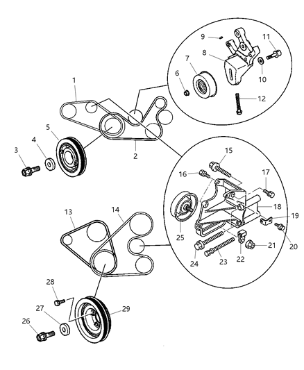 2003 Chrysler Sebring  Washer-Flat Diagram for MD377400