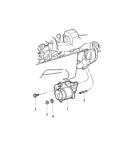 2003 Dodge Ram 1500  PIST Pkg Diagram for 4761364