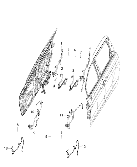 2020 Chrysler Pacifica  Screw-HEXAGON FLANGE Head Diagram for 6509162AA