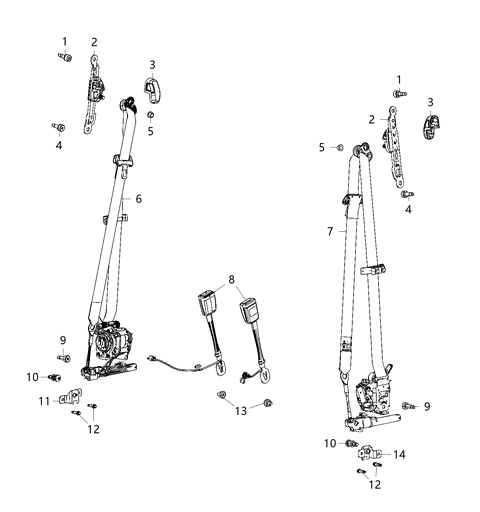 2018 Jeep Wrangler  Screw-Pan Head Diagram for 6509951AA