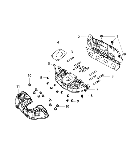 2018 Jeep Compass  Stud-Double Ended Diagram for 68227682AA