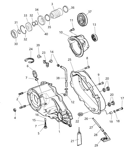 2004 Jeep Wrangler  TIESTRAP-Tie Diagram for 5073039AA