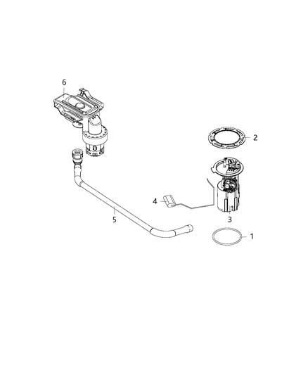 2015 Jeep Renegade  Tube-Fuel Diagram for 68254863AA