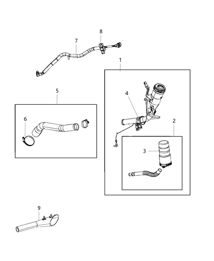 2020 Ram 1500  RECIRCULATION Diagram for 52029939AC