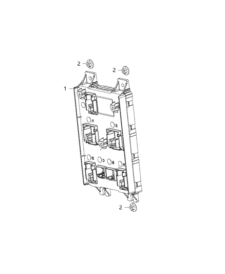 2020 Dodge Charger  Module-Body Controller Diagram for 68424598AB