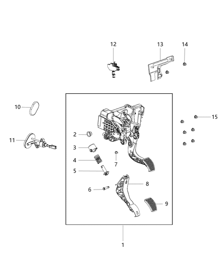 2017 Jeep Renegade  ACTUATOR-Hydraulic Clutch Diagram for 68248105AB