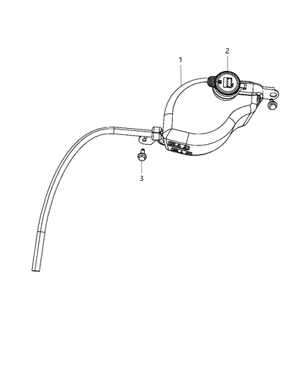 2015 Dodge Journey  Cap Foam Diagram for 68454755AA