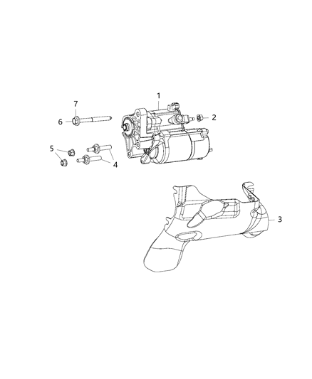 2015 Dodge Challenger  Shield-Heat Diagram for 4854640AF