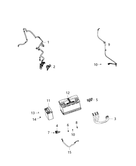 2020 Dodge Durango  Fuse Block Diagram for 68089468AA