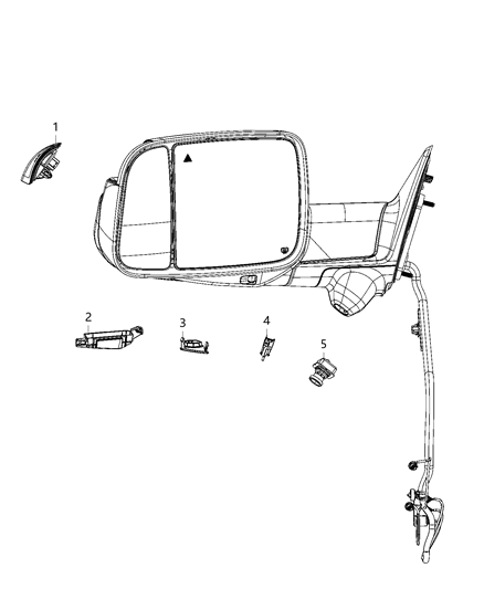 2019 Ram 5500 Turn Signal Diagram for 68460762AA